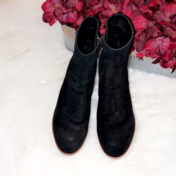 KORK EASE Petra Black Suede Ankle Bootie - Picture 8 of 10